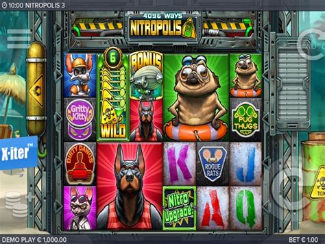 nitropolis echtgeld  Nitropolis 4 is a 6 reel slot with 4,096 starting ways to win