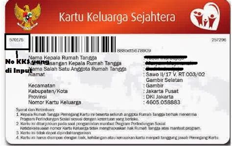 no kartu kks  Layanan Administrasi : (021) 3521468