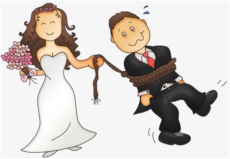 noivinhos engraçados png  a noiva e o noivo vector cartoon