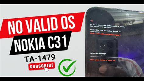 nokia c31 no valid operating system could be found 7