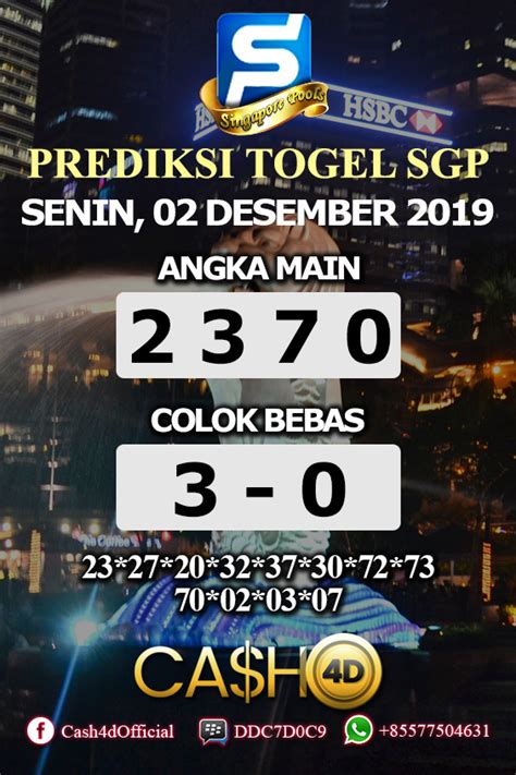 nomor singapura yang naik hari ini Baca Juga: Terpopuler: Pendaftaran Uji Coba Kereta Cepat Jakarta-Bandung Hari Ini, Pendaftaran CPNS 2023 Dibuka 17 September