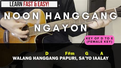 noon hanggang ngayon chords key of c  There is no strumming pattern for this song yet