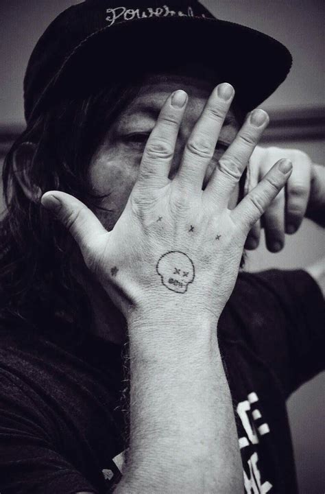 norman reedus hand tattoo meaning Each tattoo has a story and meaning for Norman Reedus