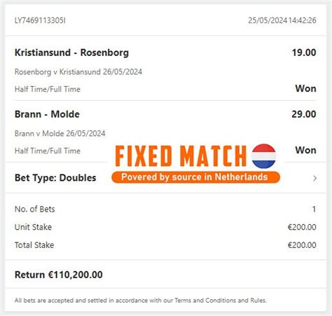 norway fixed matches  03th May 2021