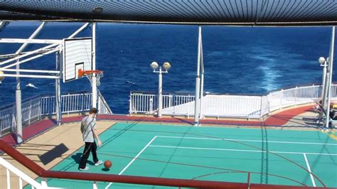 norwegian joy basketball court  Sports Complex (upper level) has a