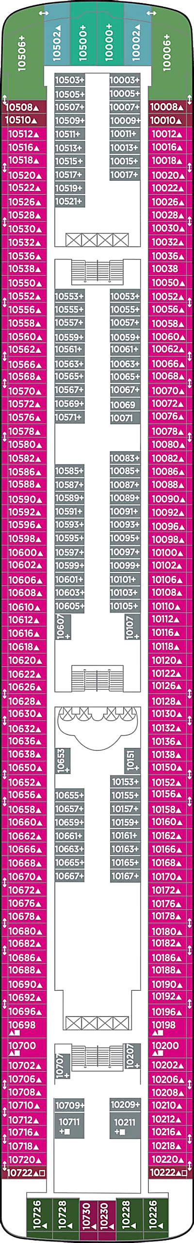 norwegian star deck plan 7350