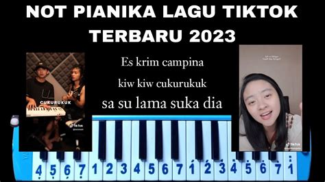 not pianika lagu tik tok viral 2022  Chord Pianika Lagu Tik Tok