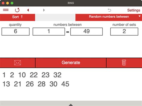 number picker  When the letter output is showed, there are normal and elimination