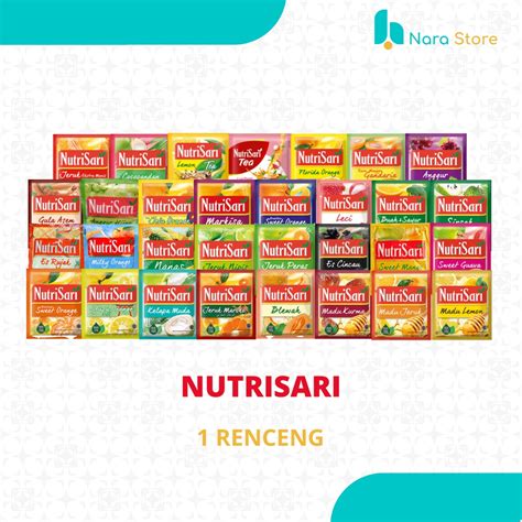 nutrisari 1 renceng berapa 999