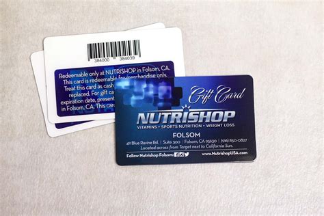 nutrishop gift card  17585 Harvard Ave