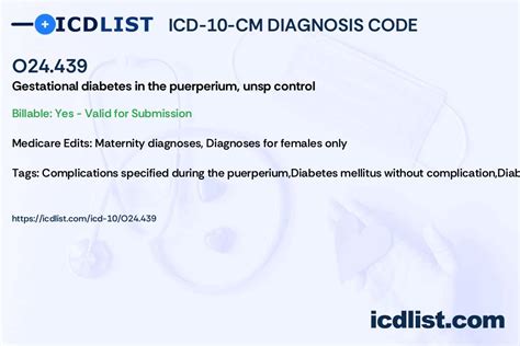 o24.419 icd 10 810 Abnormal glucose complicating pregnancy