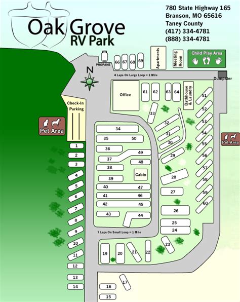 oak grove rv park branson mo  (417) 213-5506