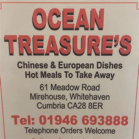 ocean treasures whitehaven menu  Please enter a pub or hotel's name