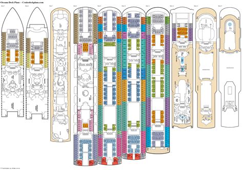 oceana deck plans ) Public Areas on deck: Deck 12 ; Aquamar Kitchen (5 pictures in photo gallery