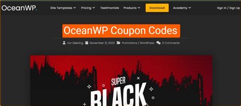 oceanwp discount code  It is a go-to WordPress resource club where you can get only hand-picked, tested, genuine and carefully written useful information about various aspects of WordPress