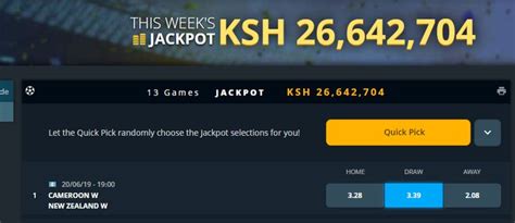 octopus midweek jackpot prediction  This January you can easily win Ksh15 million from Betika Midweek jackpot