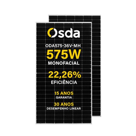 oda575-36v-mh  Cells Type Dimension (L×W×T) Mono 182×91mm 2256×1133×35mm Weight Packing 29kg 31pcs/pallet, 620pcs/40HQ Output Cable (Including connector) No