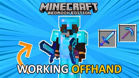 off hand minecraft bedrock mod 19