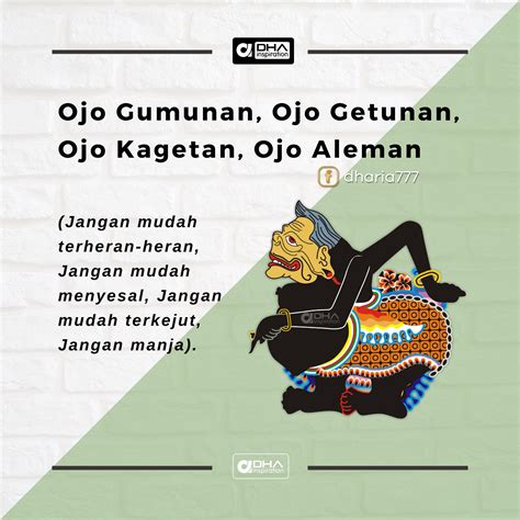 ojo dumeh ojo gumunan ojo kagetan artinya <strong> 16</strong>