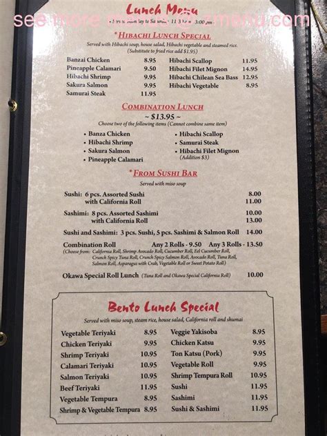 okawa bend menu 1 Photo 2 Reviews Website menu Location & Hours 1180 SE 3rd St Ste B Bend, OR 97702 Get directions Edit business info Amenities and More Health Score 85 out of 100 Powered by Hazel Analytics Takes