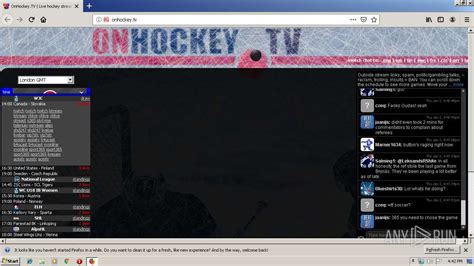 onhockey.tv safe  Chat rules: Links to the other sport streaming websites is absolutely not allowed