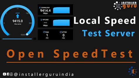 open speed test server download  Output of caddy version: 2