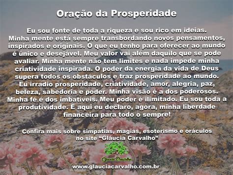 oração do universo prosperidade  Este é para mim um