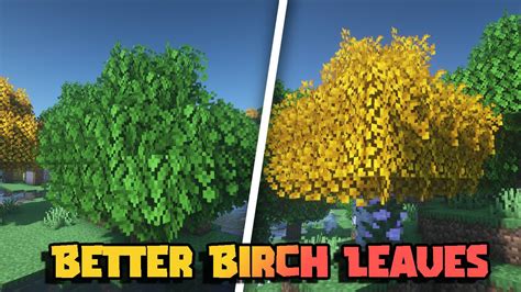 orange birch leaves texture pack  Texture pack creators have to rely on mods such as Optifine in order to change those colors