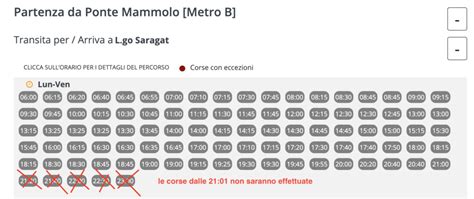 orari cotral spa Orari Metromare