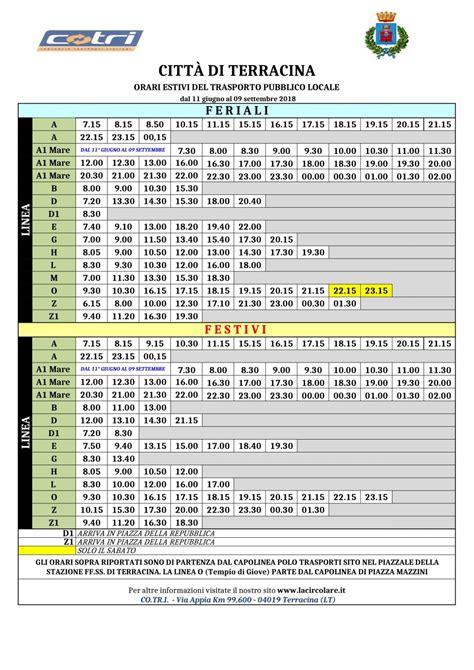 orari cotral terracina sperlonga Orari e fermate della linea bus COTRAL (Aggiornato) La linea bus COTRAL (Ronciglione | Deposito‎→Vetralla Itc) ha 24 fermate e viaggia tra Ronciglione | Deposito e Vetralla Itc