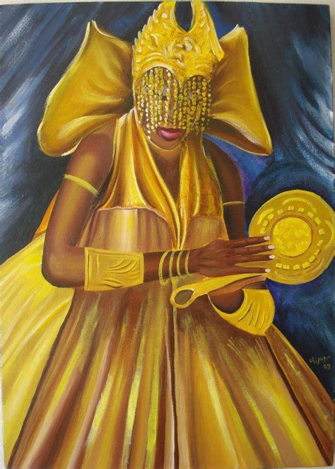 oshunqueen Oshun, Black Yoruba Goddess, Woman in River Printable, Yellow sunflowers wall art painting, Afro-diaspora Decor, Natural Queen Ochun, Orisha