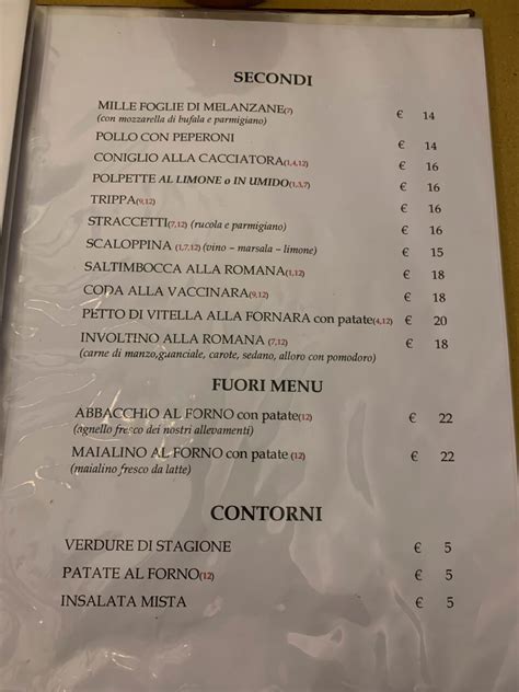 osteria da fortunata bologna menu  Via Aurelio Saffi 13 