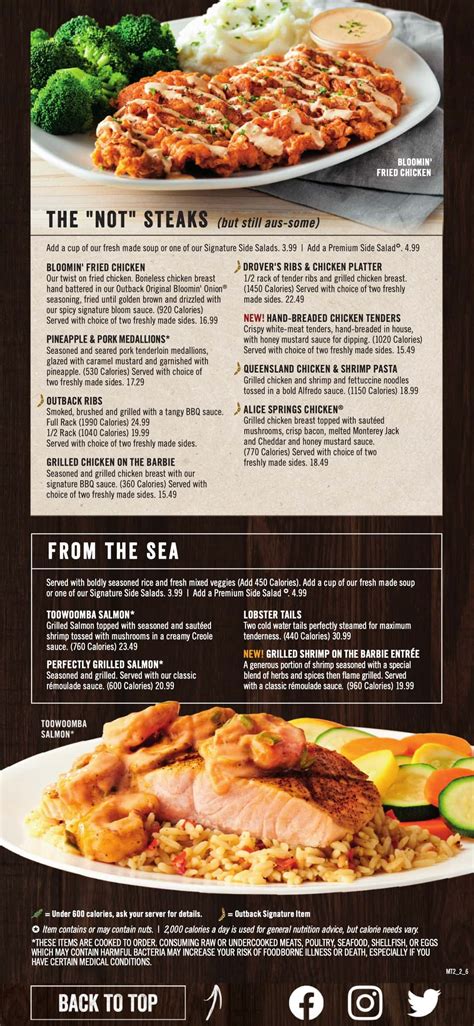 outback steakhouse chico menu  (626) 812-0488