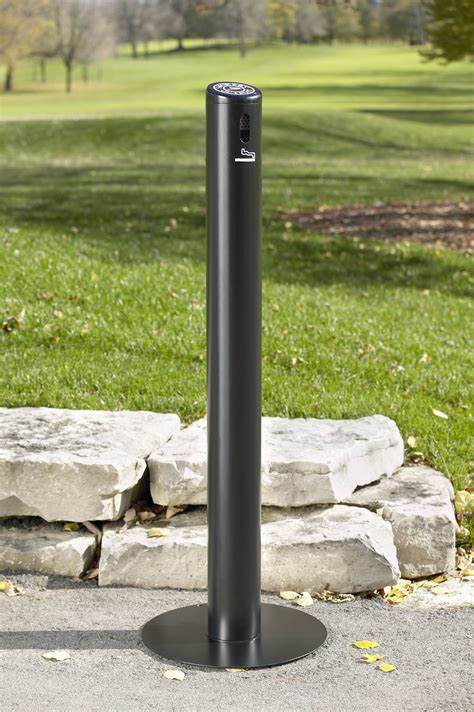 outdoor smoking urns Code 920 free standing all steel construction smoking station