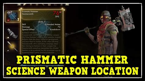 outer worlds prismatic hammer nerf  Each weapon has different attack values such as: damage, rate of fire, reload time, etc making them more or less useful depending on the situation