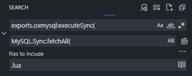 oxmysql cfg