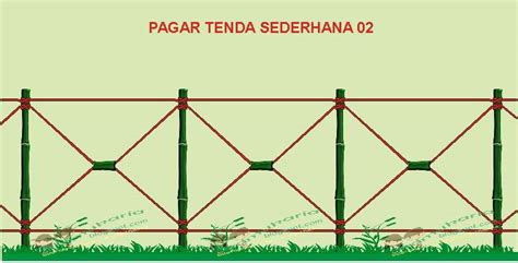 pagar tenda pramuka dari bambu Setiap tenda memiliki tema khusus, tuh, yang jelas Bali banget