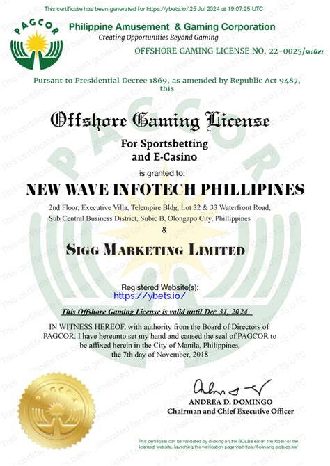 pagcor license verification  You may search as follows: By ID Number (Unique ID or Registration Number) By Name (last name, first name and optionally city/zip code/county) By Business Name (business name and optionally city/zip code/county) search a licensee