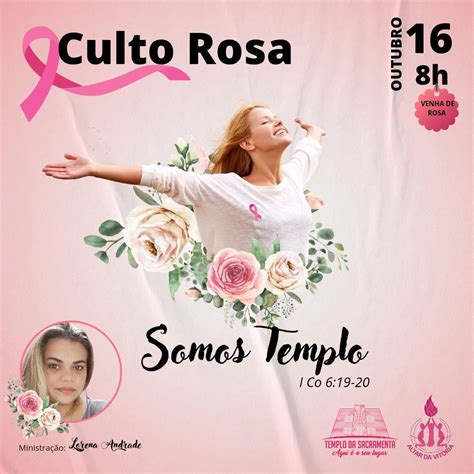 painel para culto rosa  R$ 139, 99