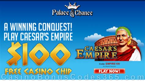 palace of chance $100 chip  Maximum money to withdraw