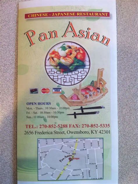 panasian chinese-japanese restaurant owensboro menu 