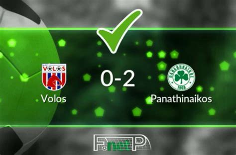 panathinaikos vs volos fc felállások  OFI Crete 1, Volos NPS 1