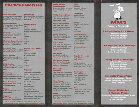 papa's pizza land port perry menu  1,062 likes · 6 talking about this · 20 were here