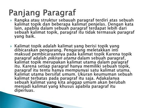 paragraf terdiri dari berapa kalimat Pengertian Paragraf 