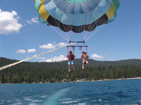 parasailing in tahoe  With four areas over California – Catalina Island, Lake Tahoe, Long Shoreline and Newport Shoreline – California Parasail is the idealize way to appreciate breathtaking sees from over