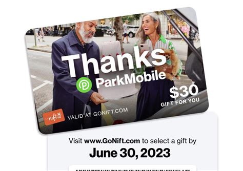 parkmobile $30 gift card legit  2