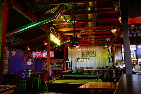 parkway tavern flamingo  Played pool, bowled and beer pong