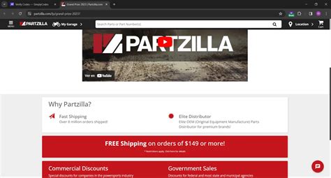 partzilla promo code forum  100% Success