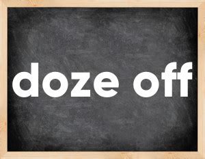 past tense of doze off  doze