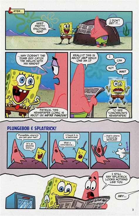 patrick eats spongebob comic  (Bubble-wipe to later